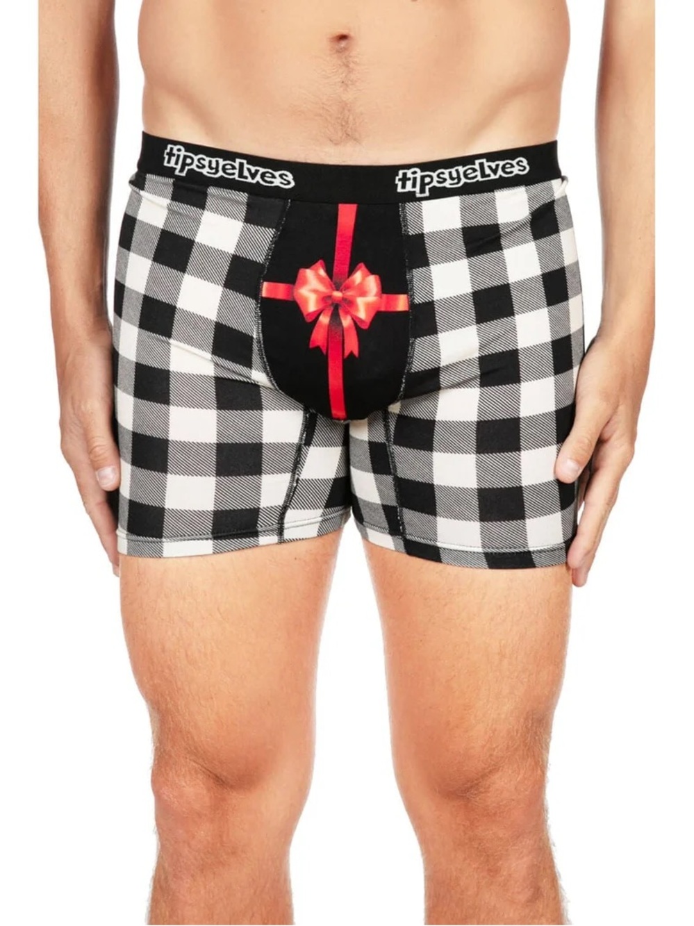 NWT Tipsy Elves Men’s Gift Wrapped Boxer Briefs